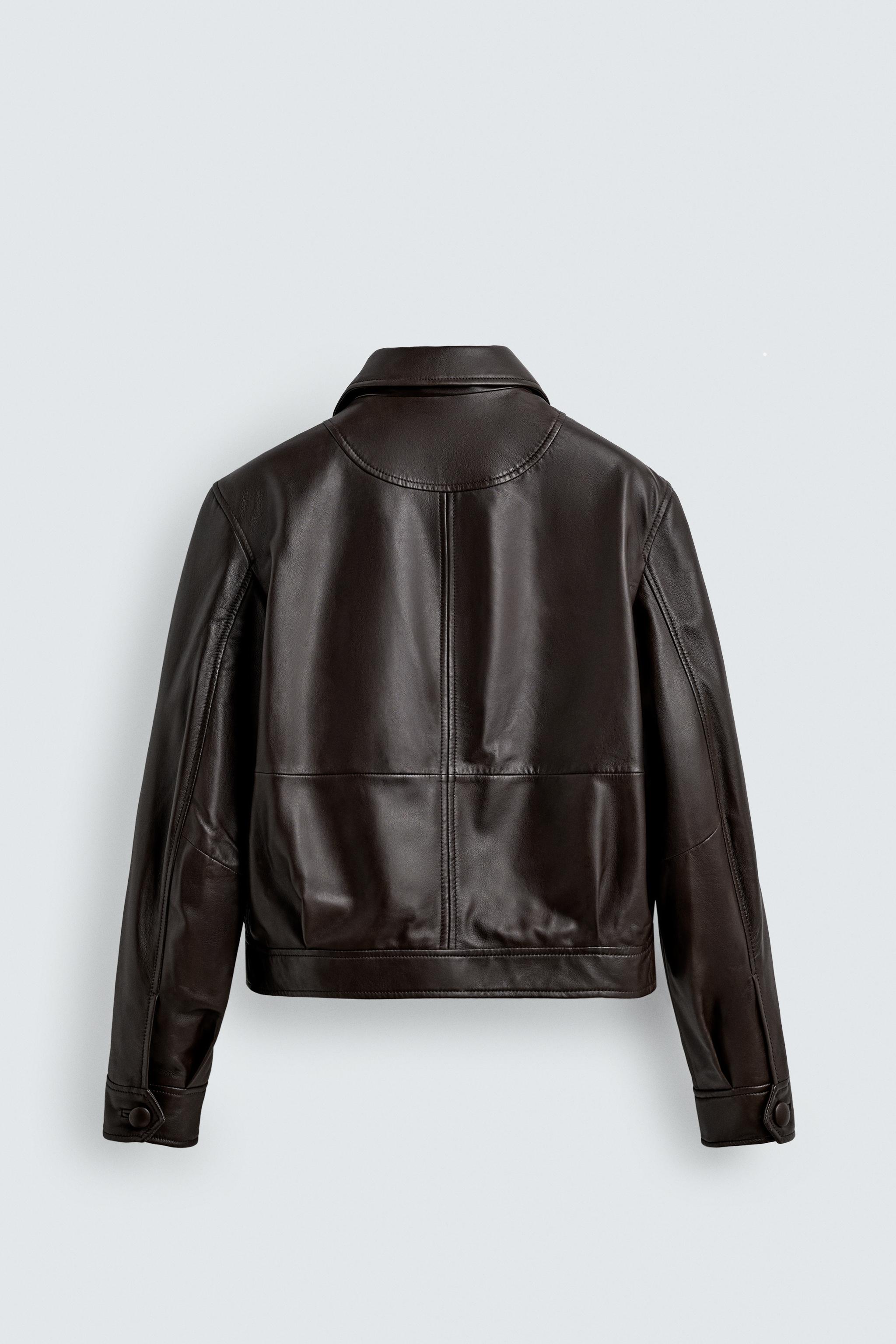 【新品】ZARA×HARRY LAMBERT ラムレザージャケット M 新品】ZARA×HARRY LAMBERT ラムレザージャケット M - メルカリ