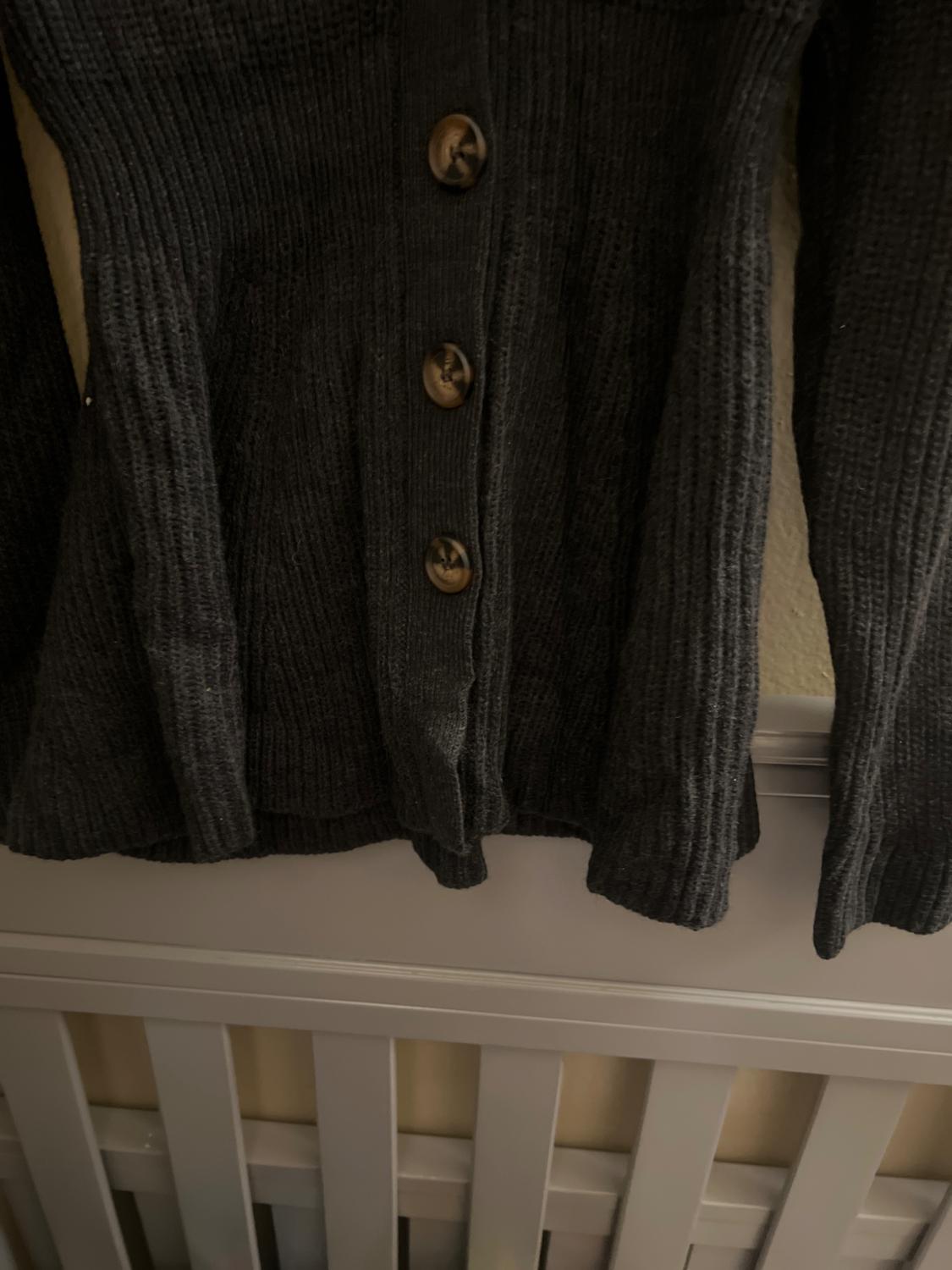 FITTED WAIST KNIT CARDIGAN - Image 3
