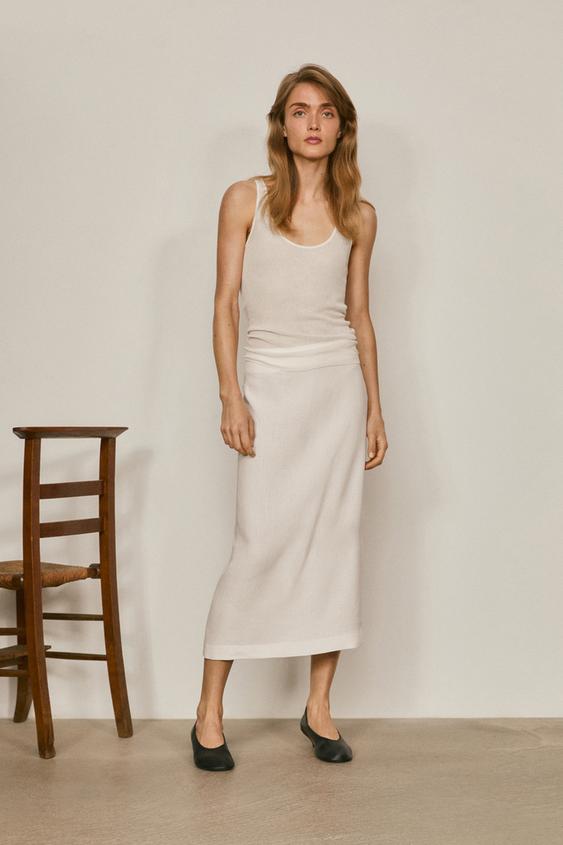 Semi-sheer strappy silk blend top - LIMITED EDITION from Zara - $160