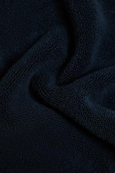 BATH MAT WITH COLOURED TOPSTITCHING - Navy blue by Zara - Image 2
