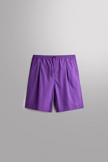 9" TECHNICAL SHORTS - Purple by Zara