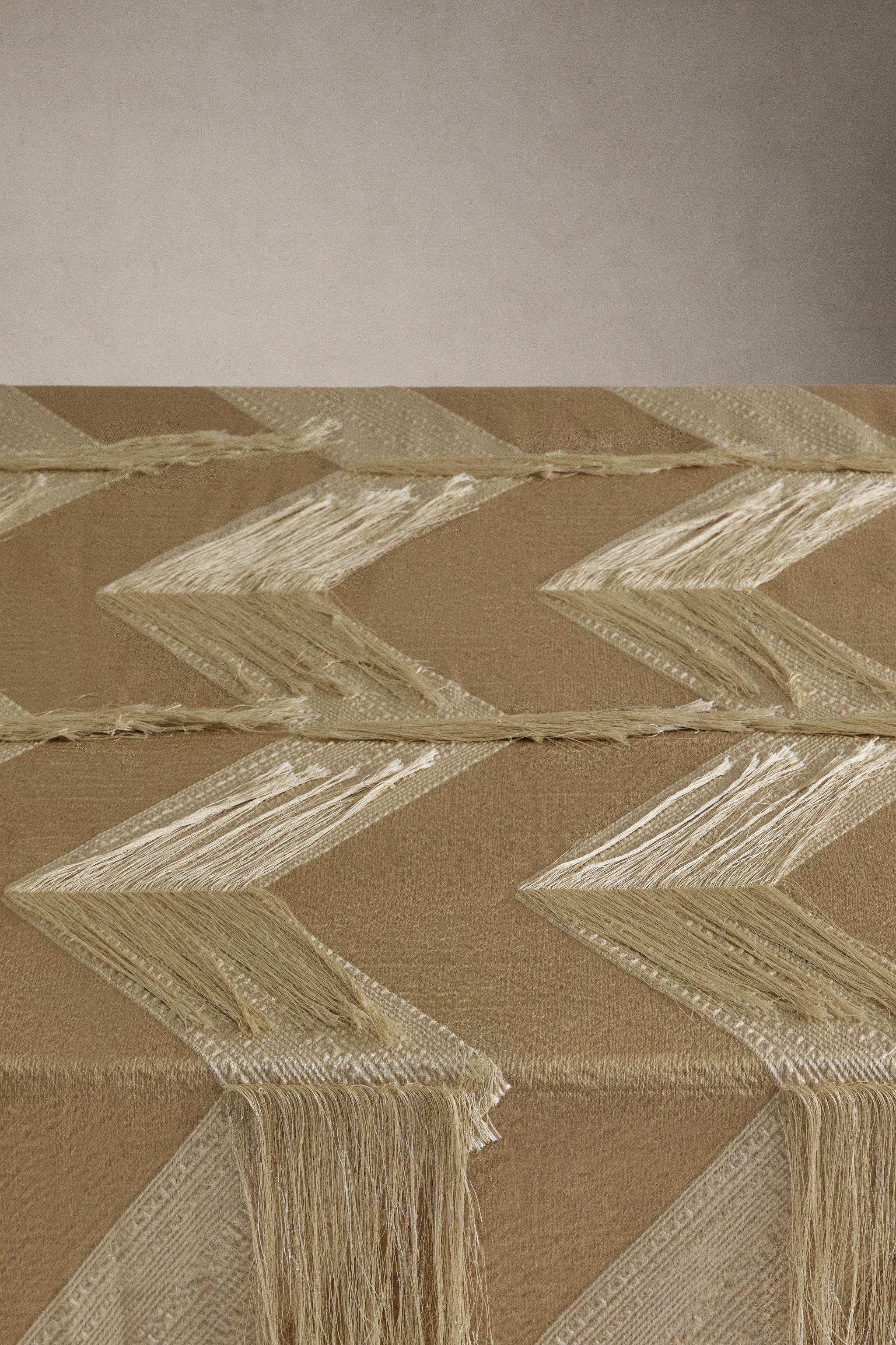 ZIG ZAG MULTI-PURPOSE BLANKET | MARISA BERENSON — Golden
