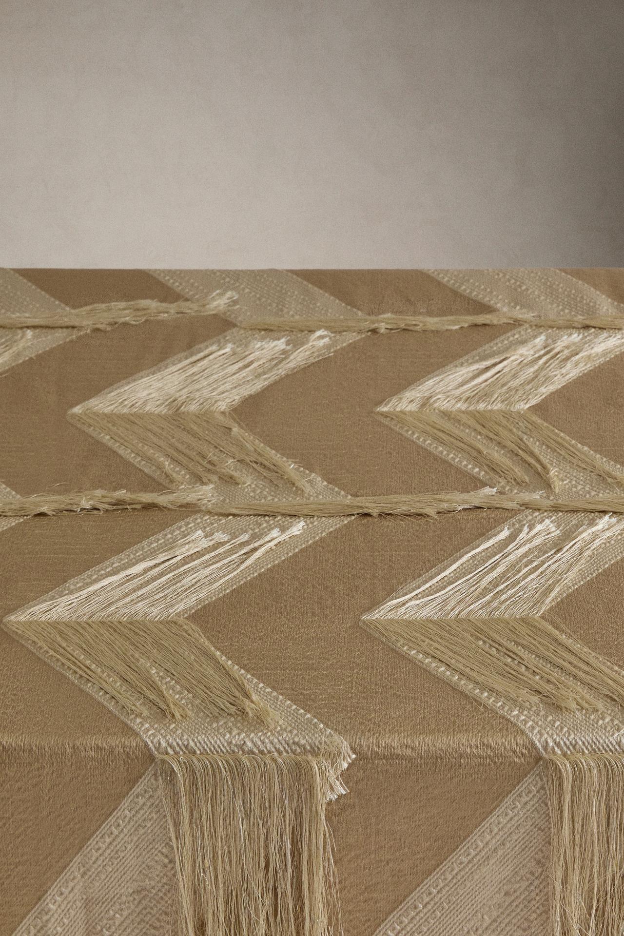 ZIG ZAG MULTI-PURPOSE BLANKET | MARISA BERENSON — Golden
