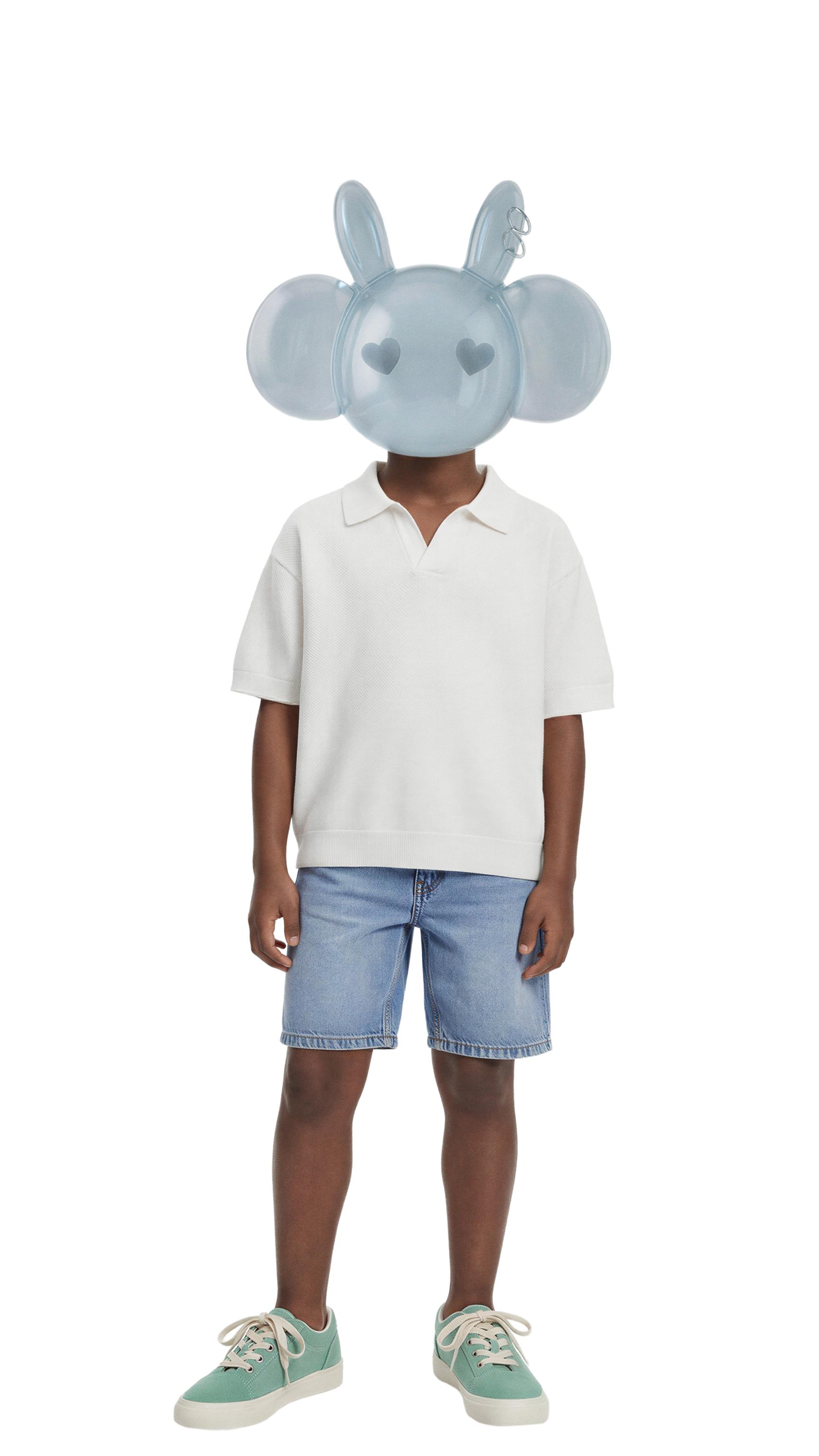 KNIT PIQUÉ POLO SHIRT — White