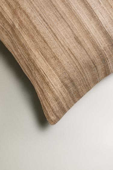 HOUSSE DE COUSSIN SOIE - Beige clair de Zara - Image 1