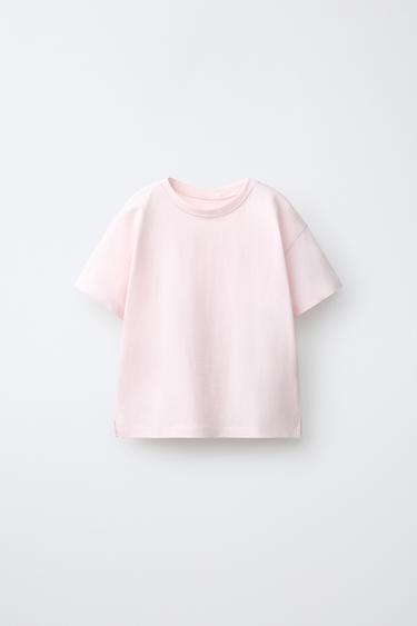LOT DE TROIS HAUTS UNIS - Bleu clair de Zara - Image 1