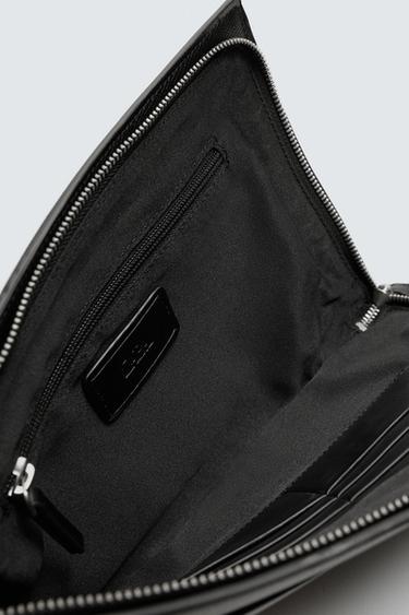 CONTRAST CLUTCH BAG - Black by Zara - Image 3