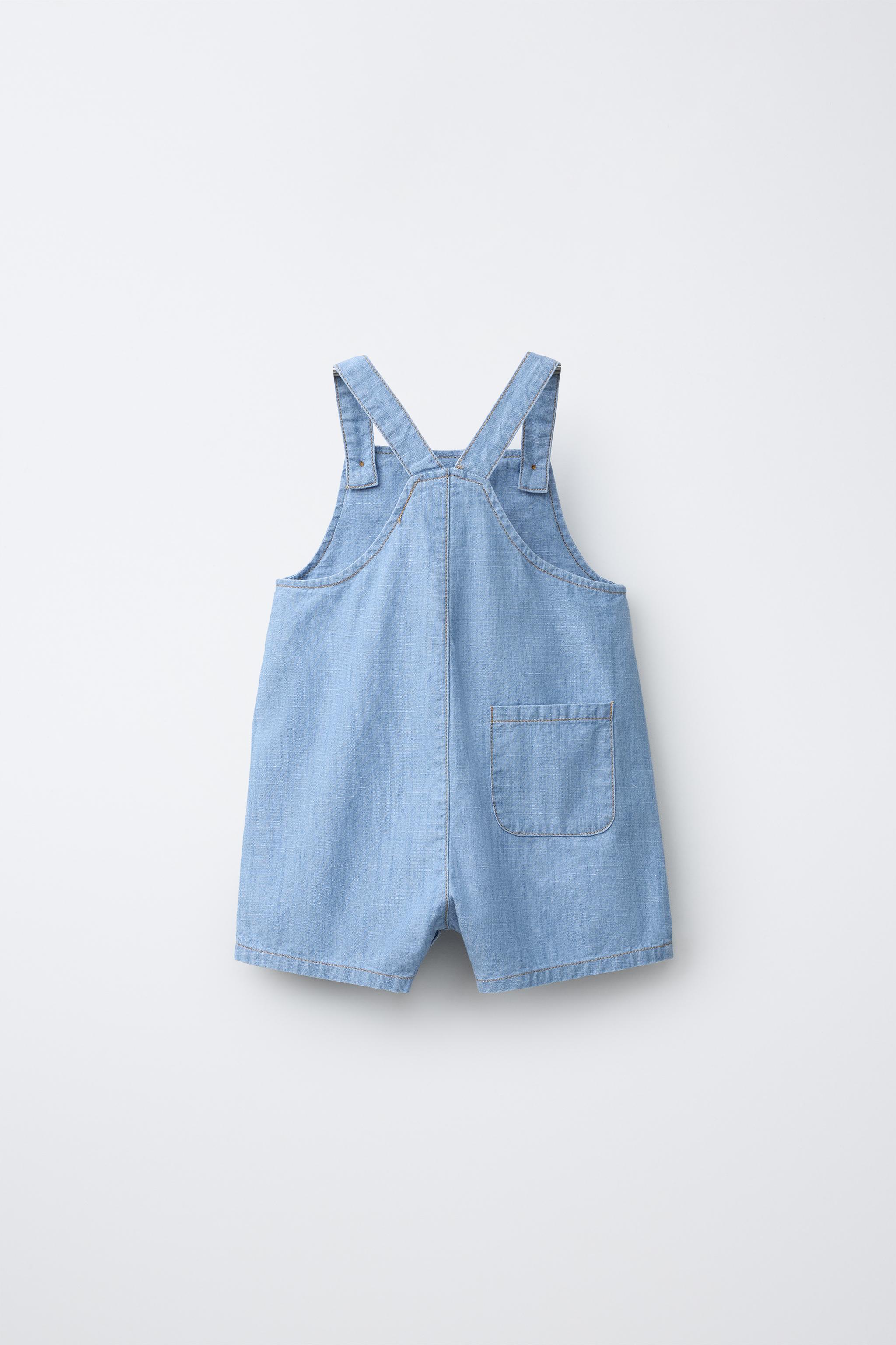 SALOPETTE COURTE EN DENIM