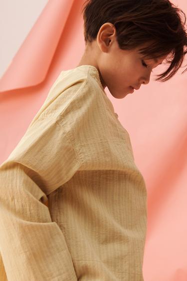 LIMITED EDITION STRIPED SHIRT - Vanilla by Zara - Image 3