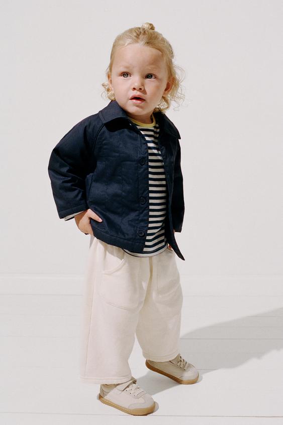 VESTE MATELASSÉE À ÉTIQUETTE - Bleu / Indigo de Zara - Image 4
