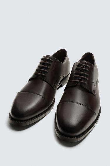CHAUSSURES EN CUIR CHIC - Marron de Zara - Image 1