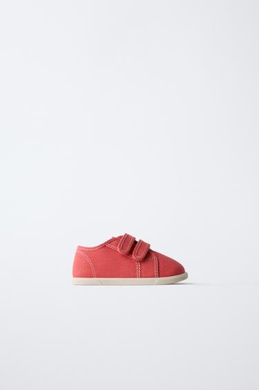 BAREFOOT TEXTILE PLIMSOLLS - Red by Zara