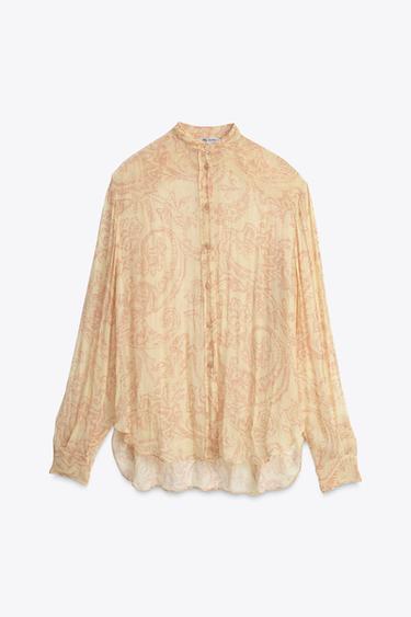 BLOUSE IMPRIMÉE ÉDITION LIMITÉE - Imprimée de Zara - Image 3