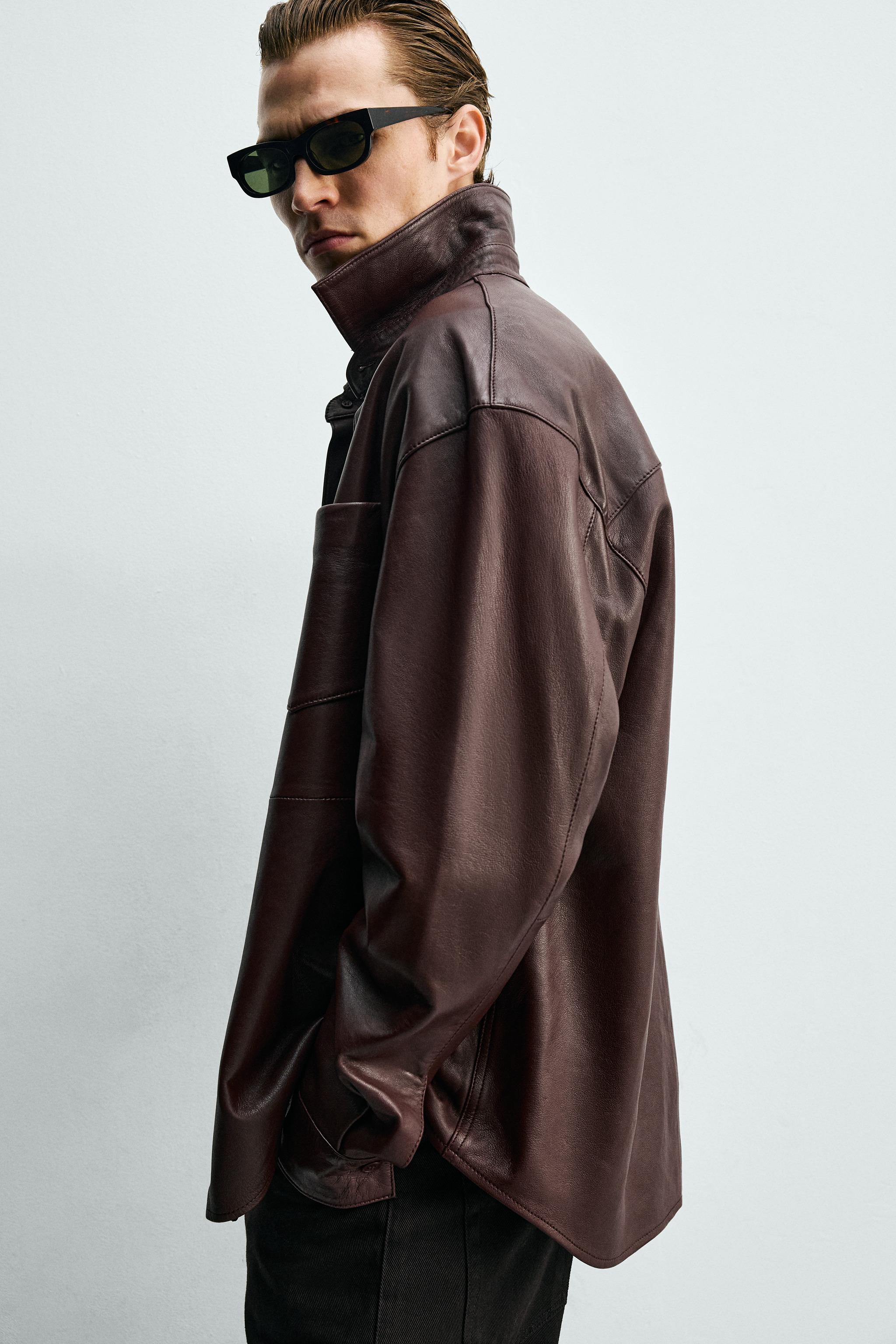 SURCHEMISE EN CUIR