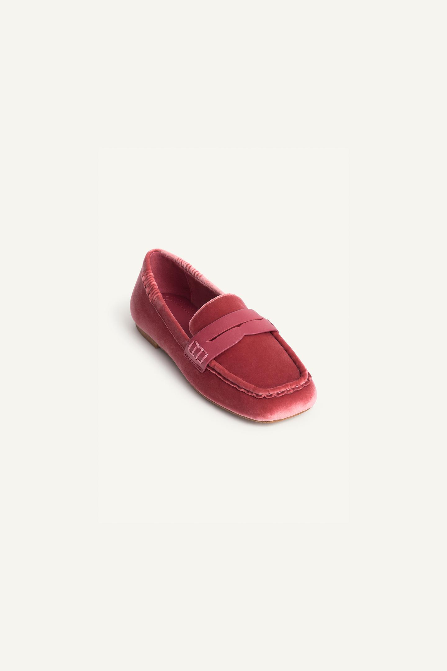 Детские туфли Zara Limited Edition Velvet, цвет: Розовый — фото 5