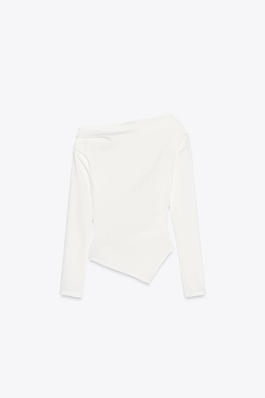 ASYMMETRIC STRETCH TOP