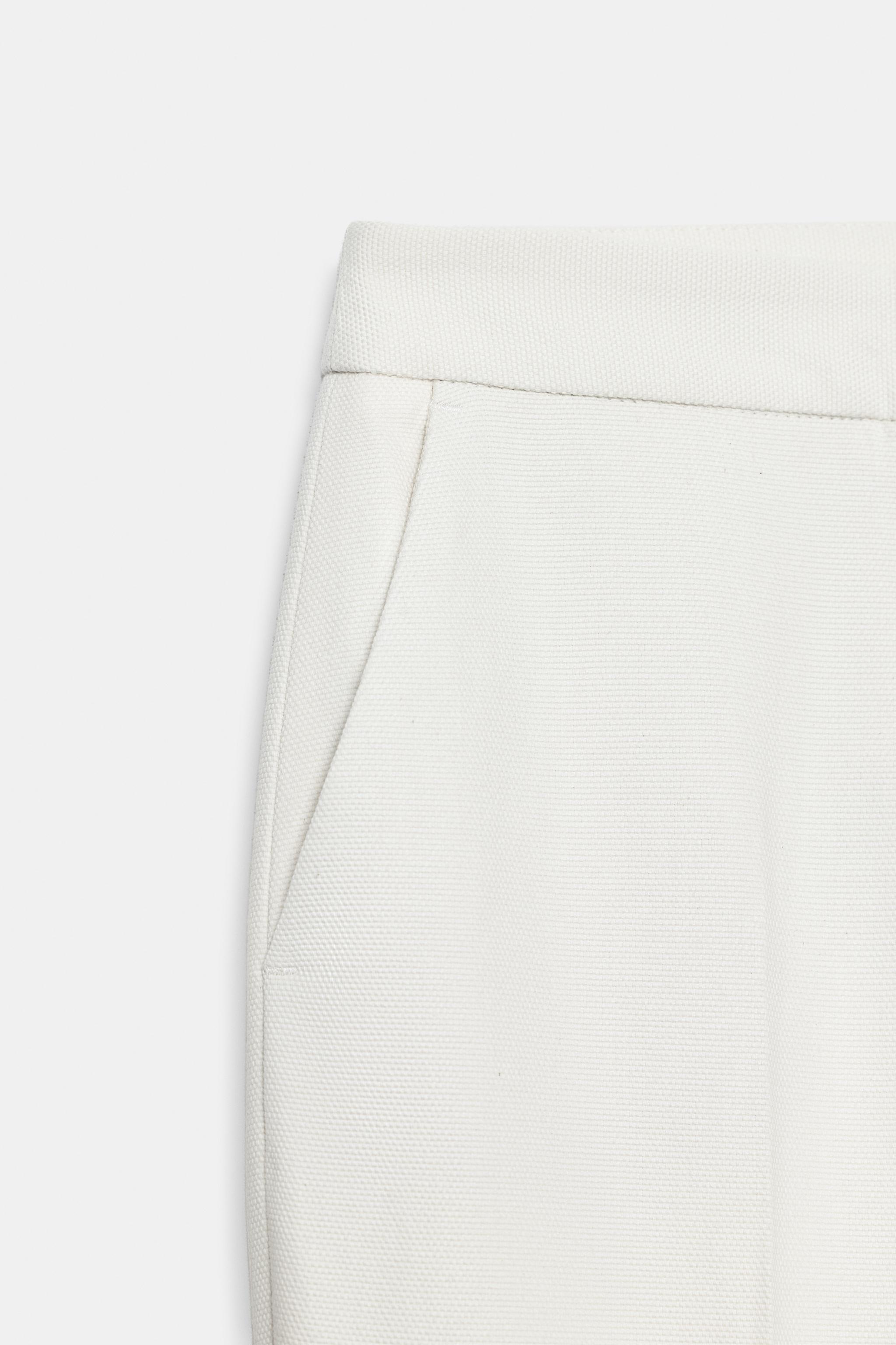 DÜZ KESİM DÜŞÜK BEL PANTOLON - Görsel 9