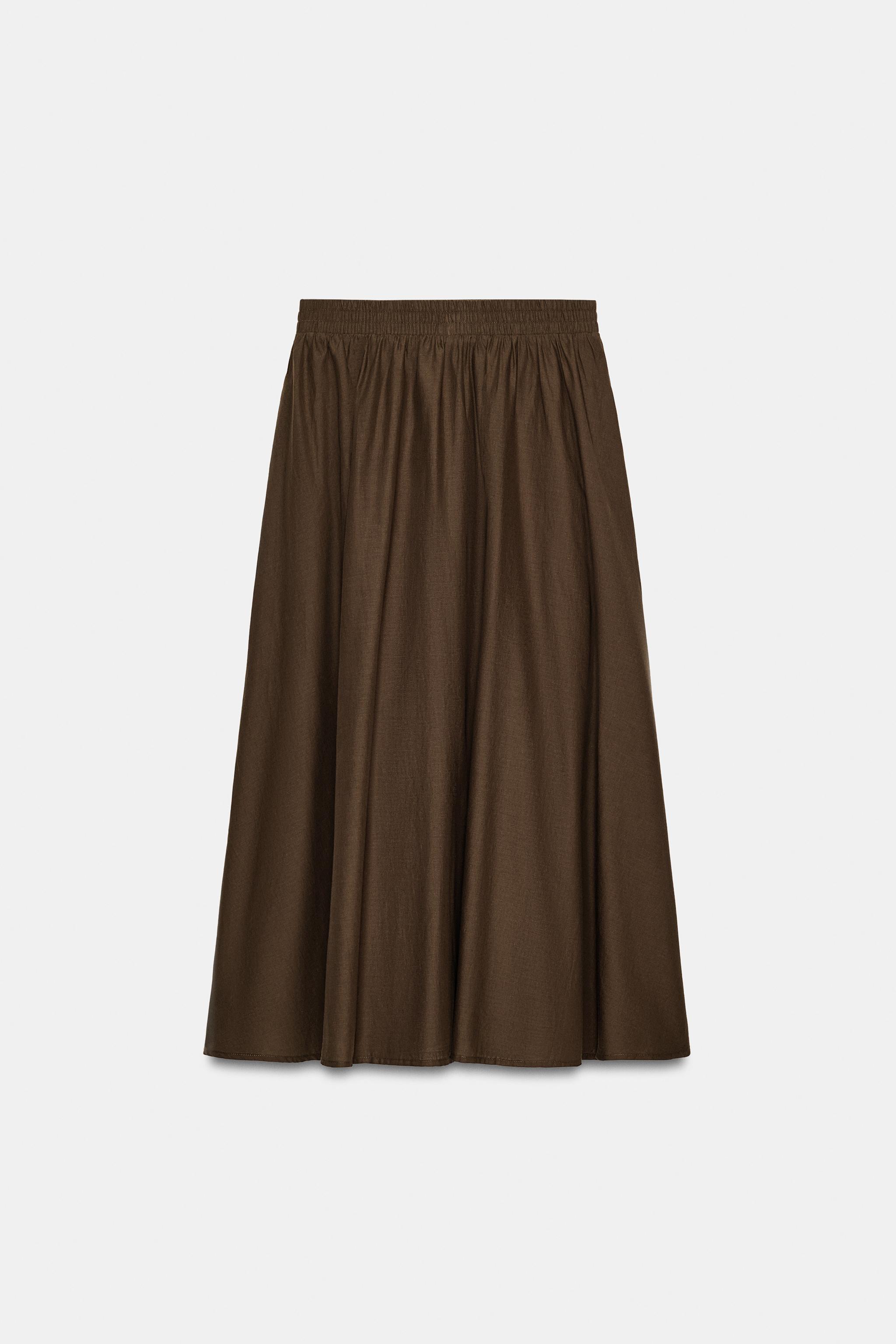 LAYERED MIDI SKIRT