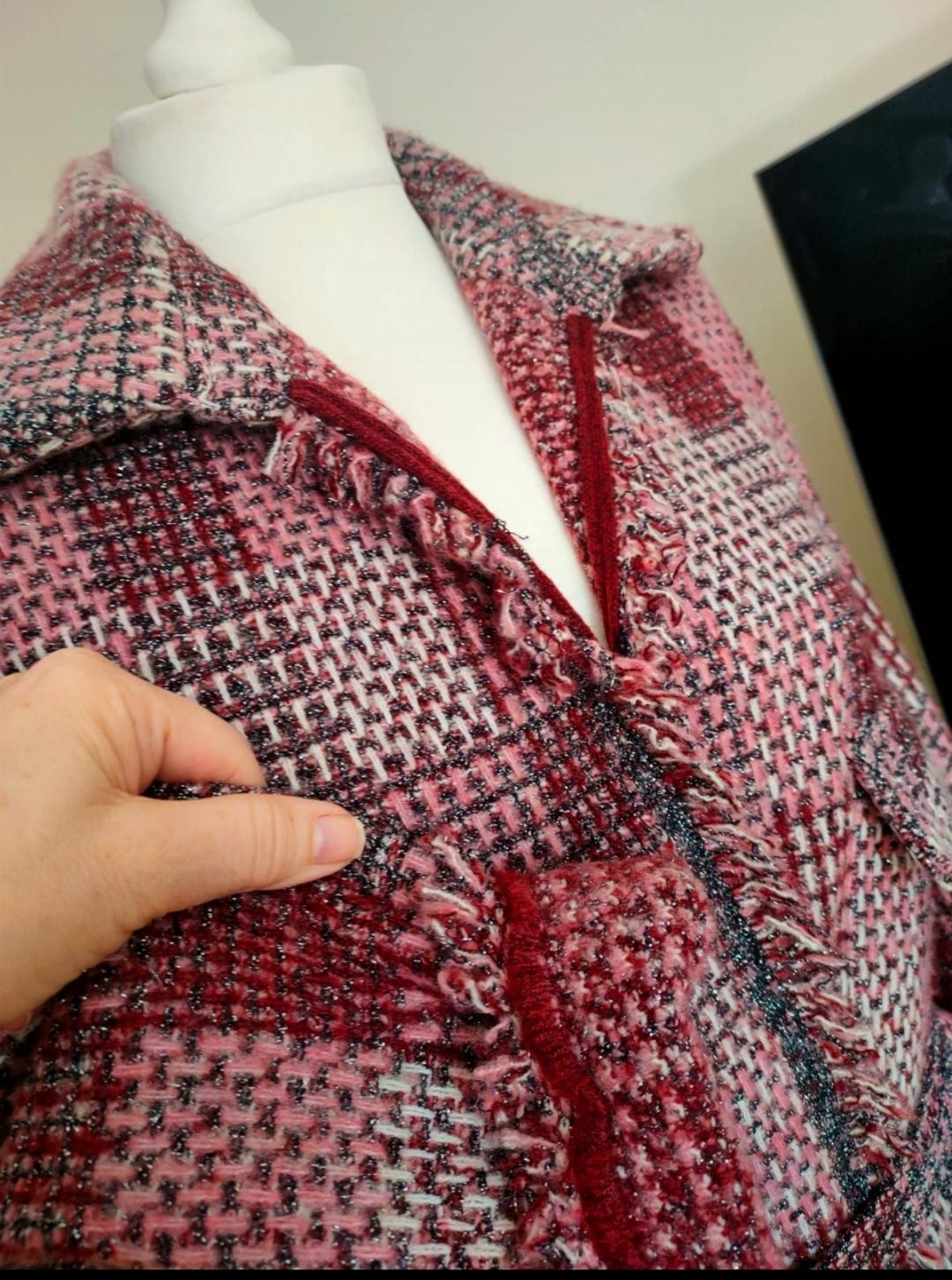 CHECK KNIT OVERSHIRT - Image 5