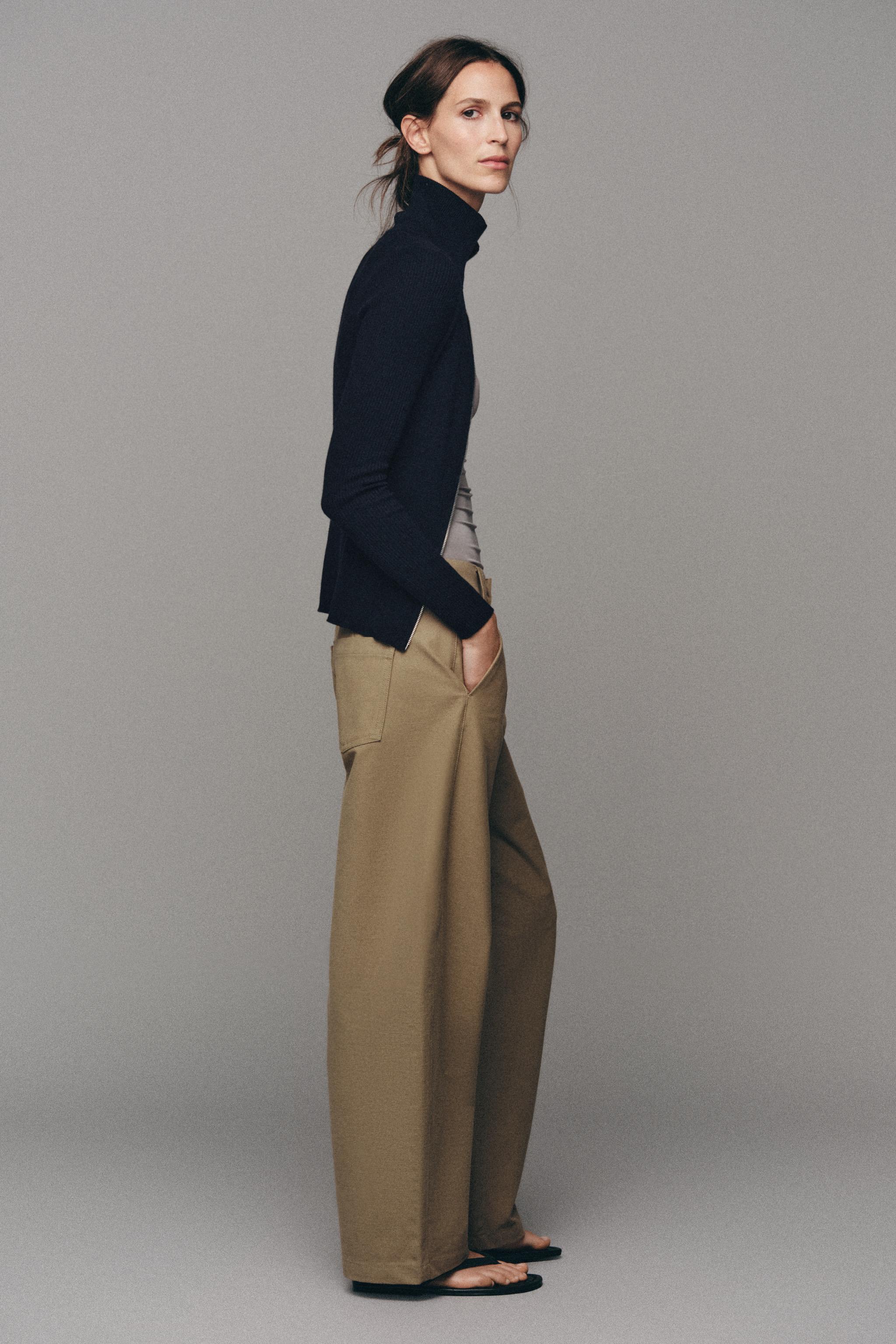 Zara FİTİLLİ TRİKO HIRKA görsel 3