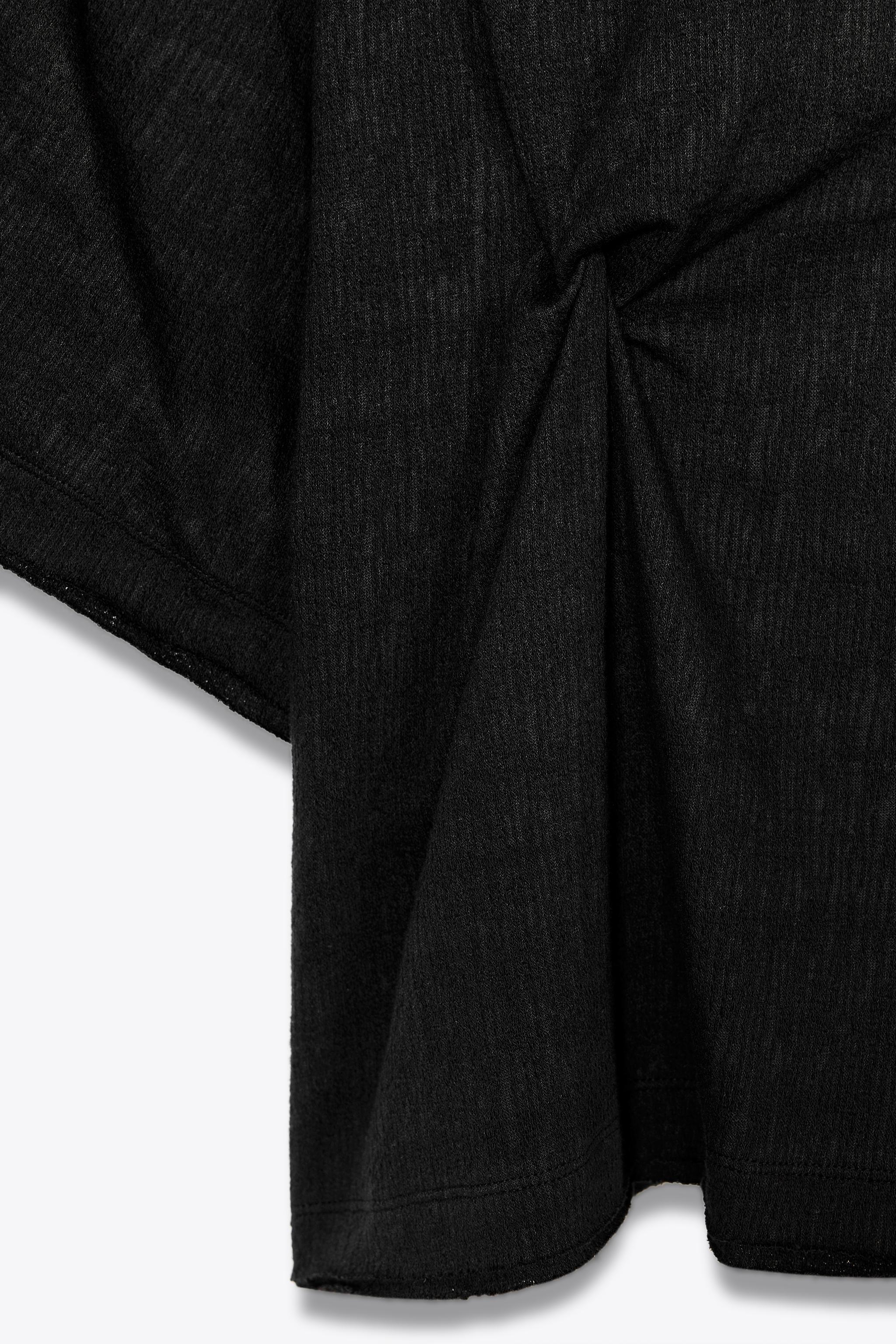 ノット Tシャツ X FANGLU LIN - ブラック | ZARA Japan / 日本