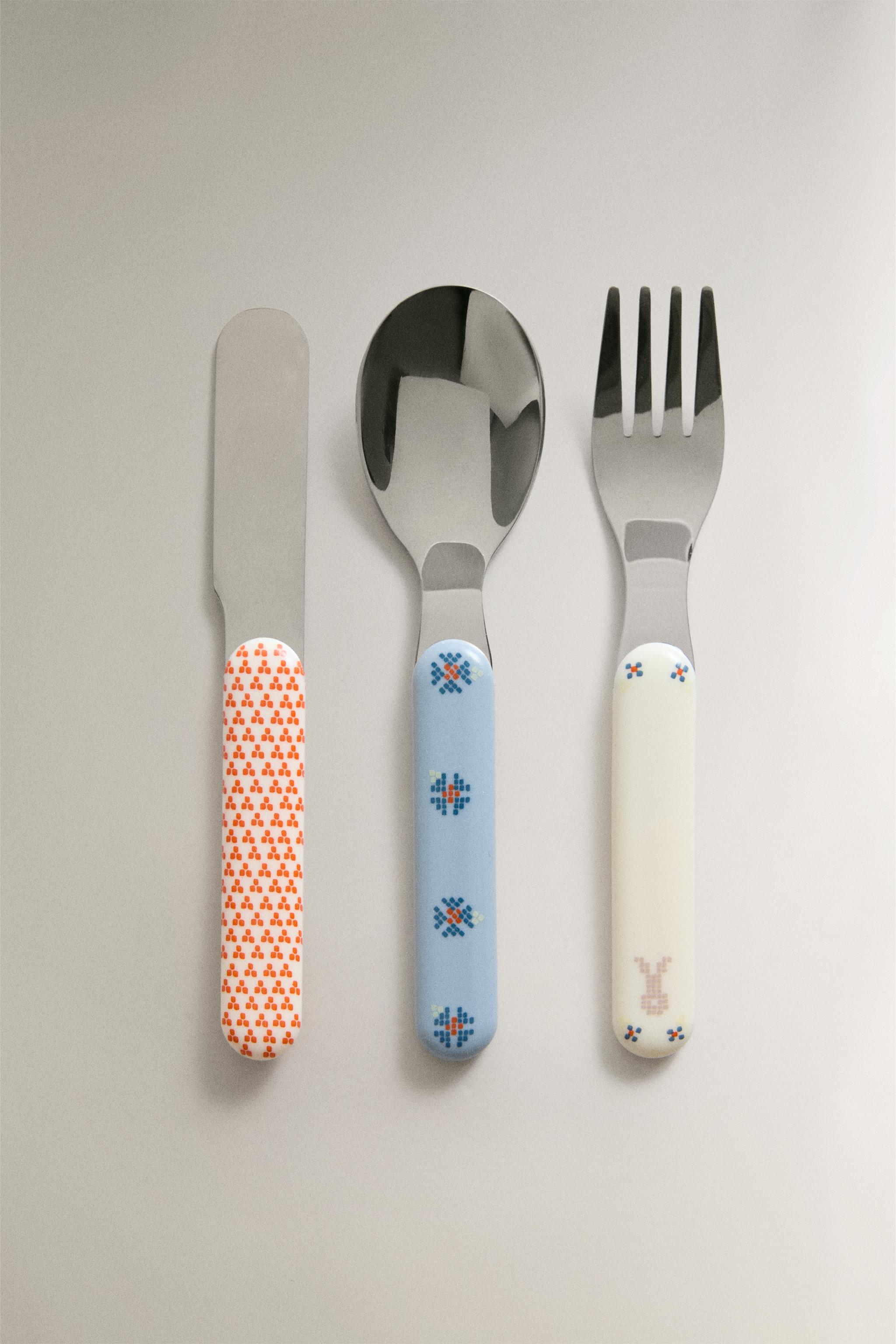 Zara KIDS' BUNNY FLATWARE SET