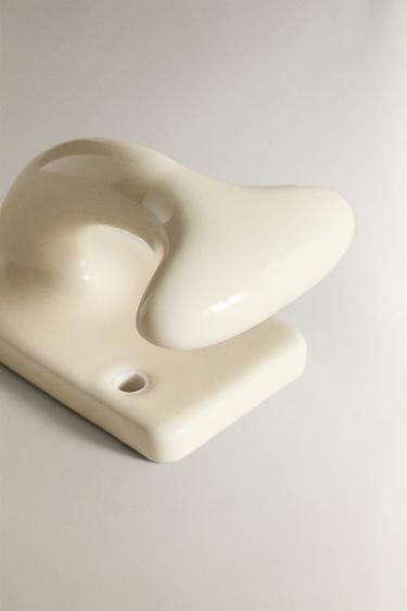 CERAMIC HOOK - Cream by Zara - Image 2