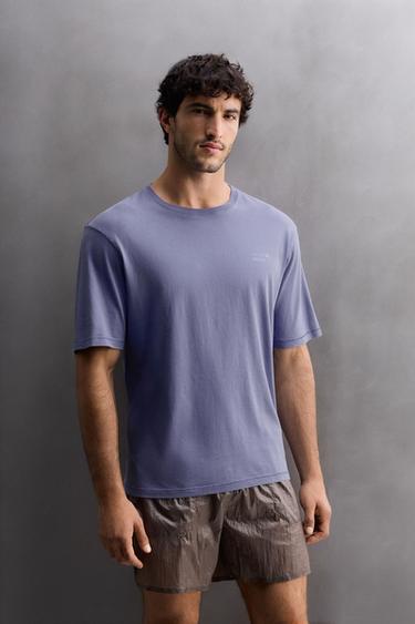 T-SHIRT MIT GRAFIKPRINT - Violett von Zara - Bild 0