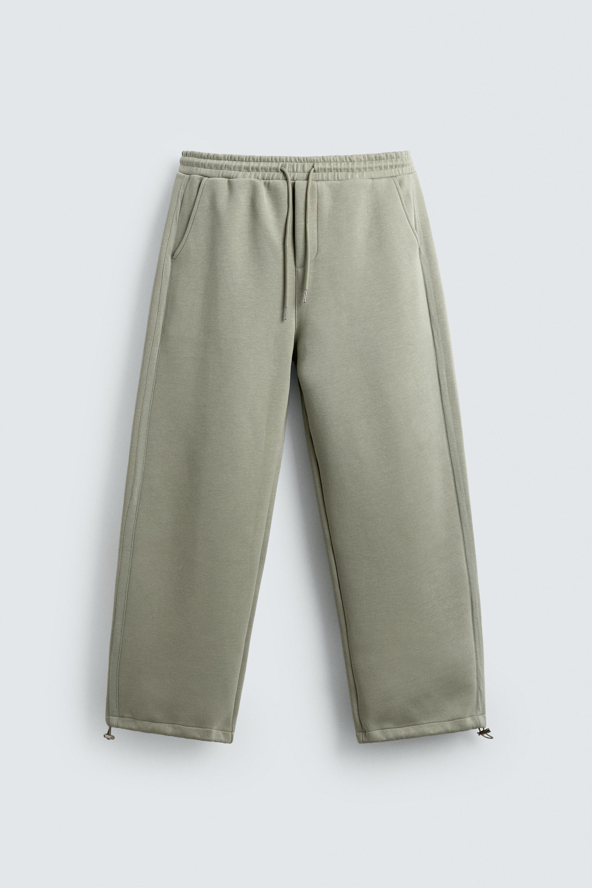 RELAXED FIT INTERLOCK JOGGING PANTS