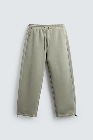 PANTALON JOGGER INTERLOCK COUPE DÉCONTRACTÉE - Vert menthe de Zara