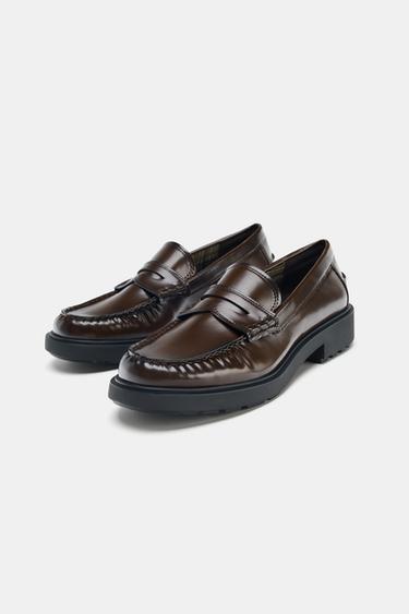 MOCASSINS MASQUE - Bordeaux de Zara - Image 2