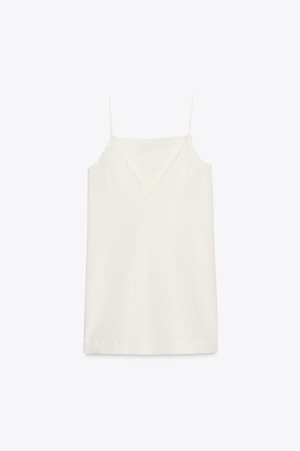 Thumbnail image for ZW COLLECTION EMBROIDERED LINEN BLEND DRESS