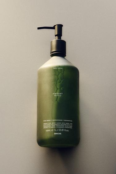 (1 L) VIBRANT WOOD LIQUID BODY SOAP - Green by Zara - Image 4