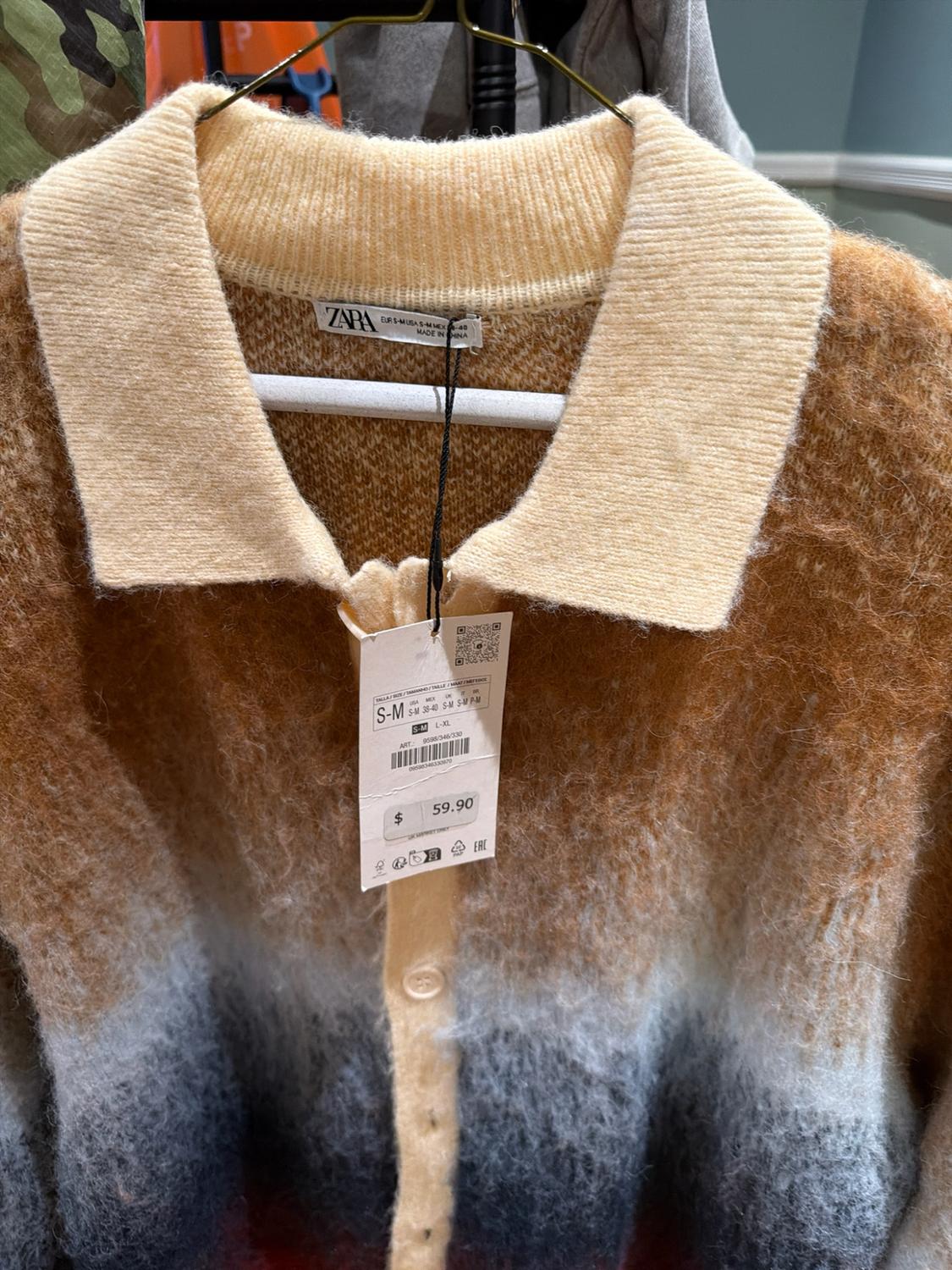 OMBRÉ COLOR KNIT CARDIGAN - Image 4