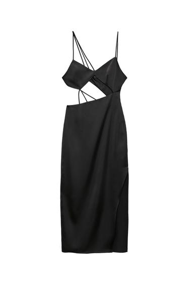 ASYMMETRIC MIDI DRESS
