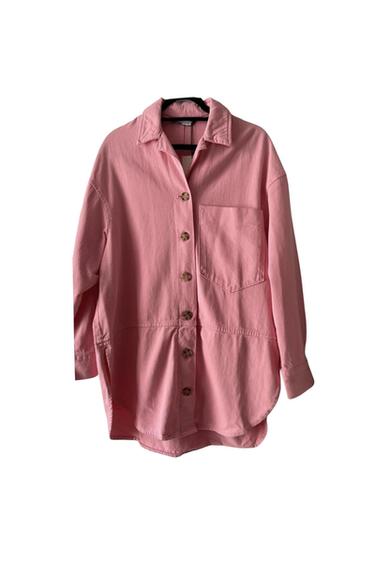SURCHEMISE EN JEAN ROSE