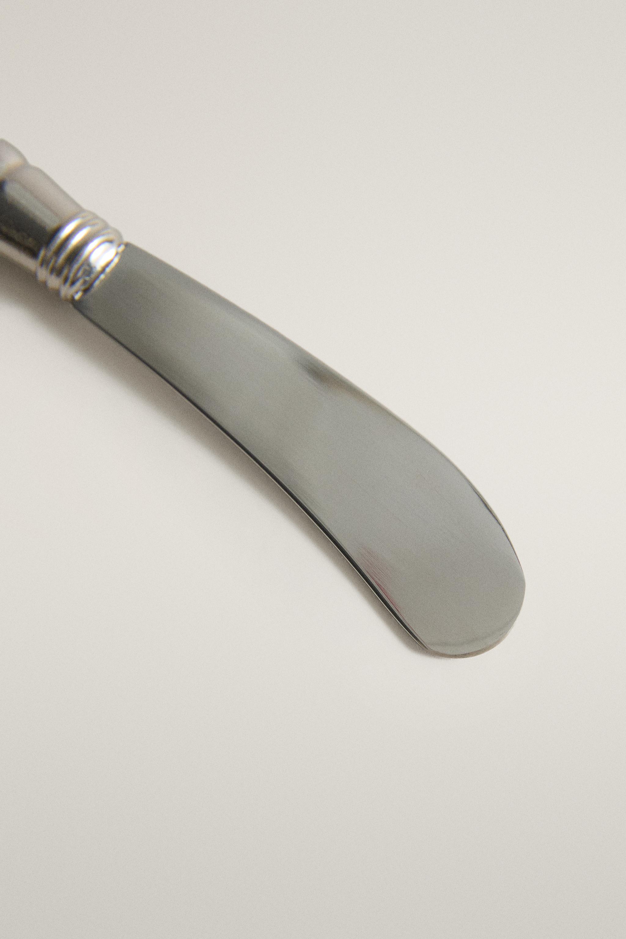 BUTTER KNIFE WITH TRANSPARENT HANDLE