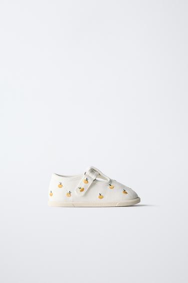 APPLE BAREFOOT SNEAKERS - Ecru White by Zara