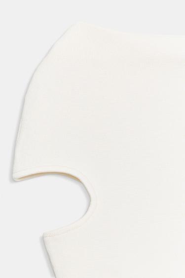 TOP EN MAILLE COL BATEAU - Blanc de Zara - Image 5