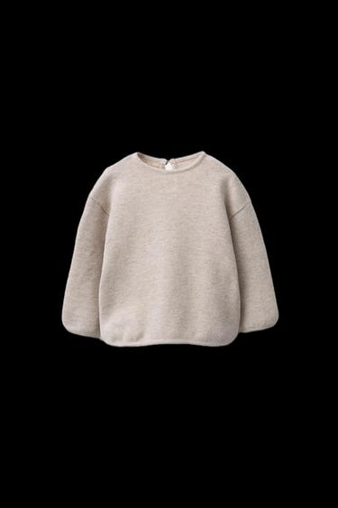 CAMISETA SOFT TOUCH - Beige de Zara - Imagen 0