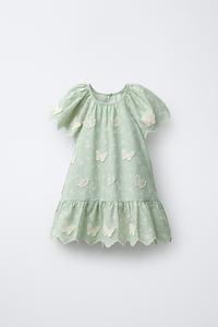 Robe Brodée Zara Enfant Fille - Taille 5 - Neuve Avec étiquettes - Modèle Russet 4465/700