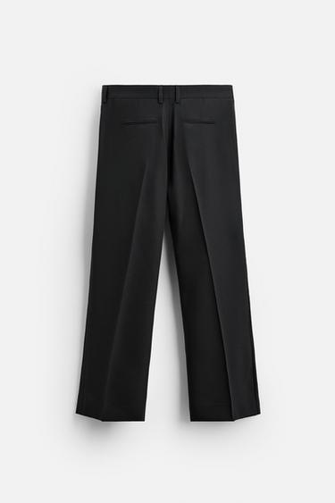 LIMITED EDITION FLARE DINNER TROUSERS - Black by Zara - Image 7