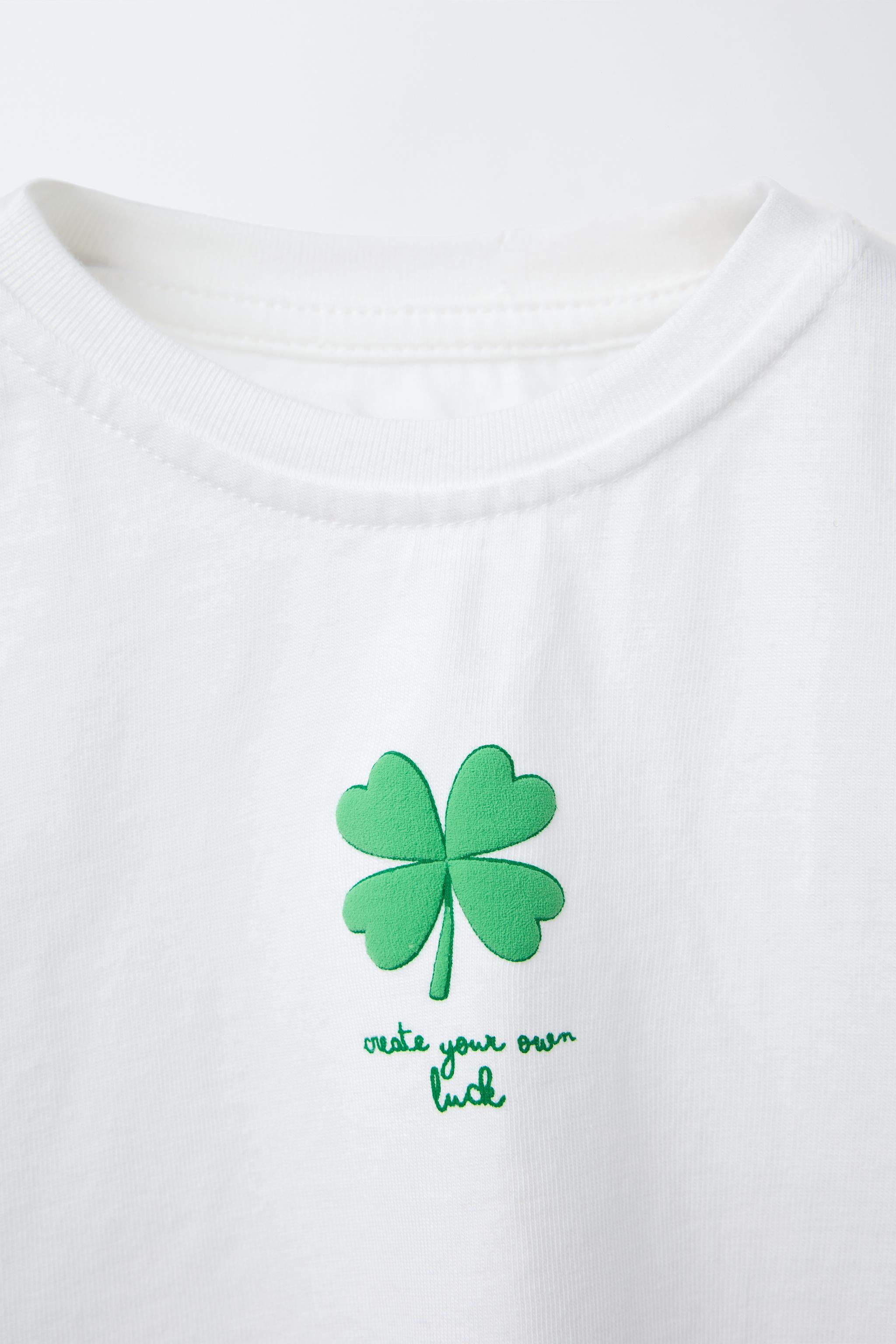 ［ZARA］レリーフプリント入りＴシャツ レリーフプリント入りTシャツ - オリーブグリーン | ZARA Japan