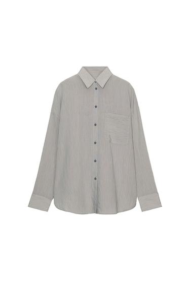 ZW COLLECTION STRIPED FLOWING SHIRT - Multicoloured by Zara