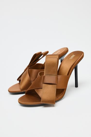 SANDALES LACET LATÉRAL - Marron de Zara - Image 4