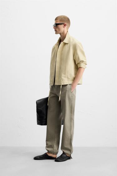 COTTON/LINEN JACKET - Butter by Zara - Image 4