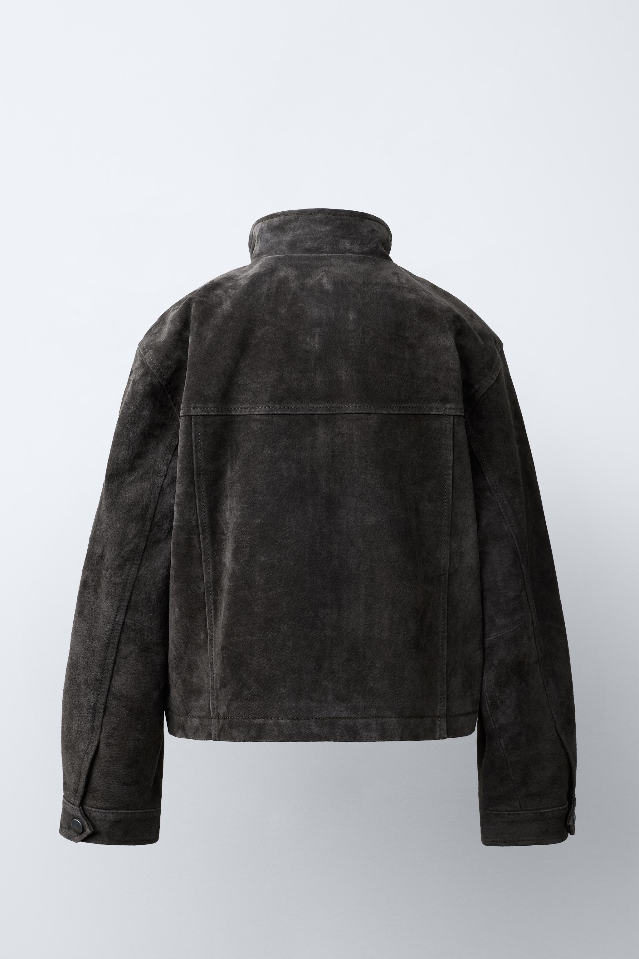 100% LEATHER JACKET WITH POCKETS