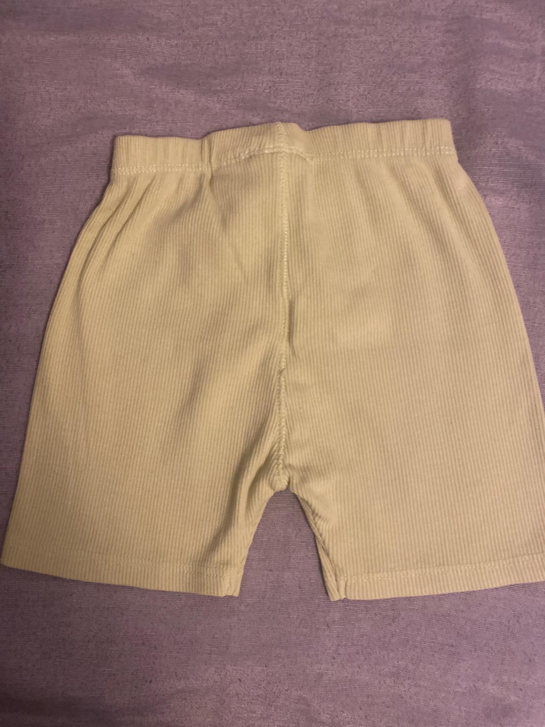 RIBBED CYCLING SHORTS WITH LABEL - Image 2