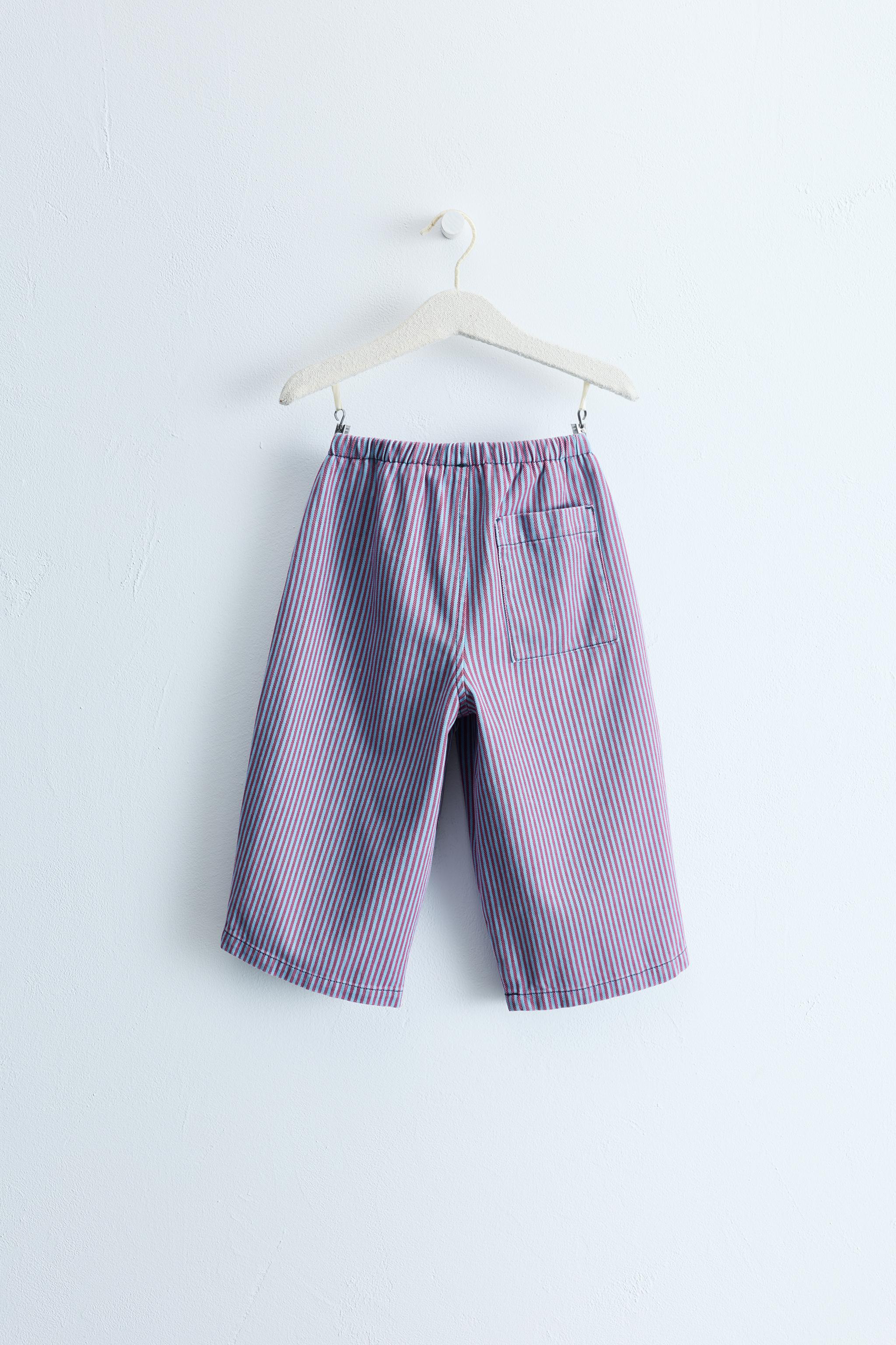 ZARA TIMELESS - STRIPED BALLOON PANTS