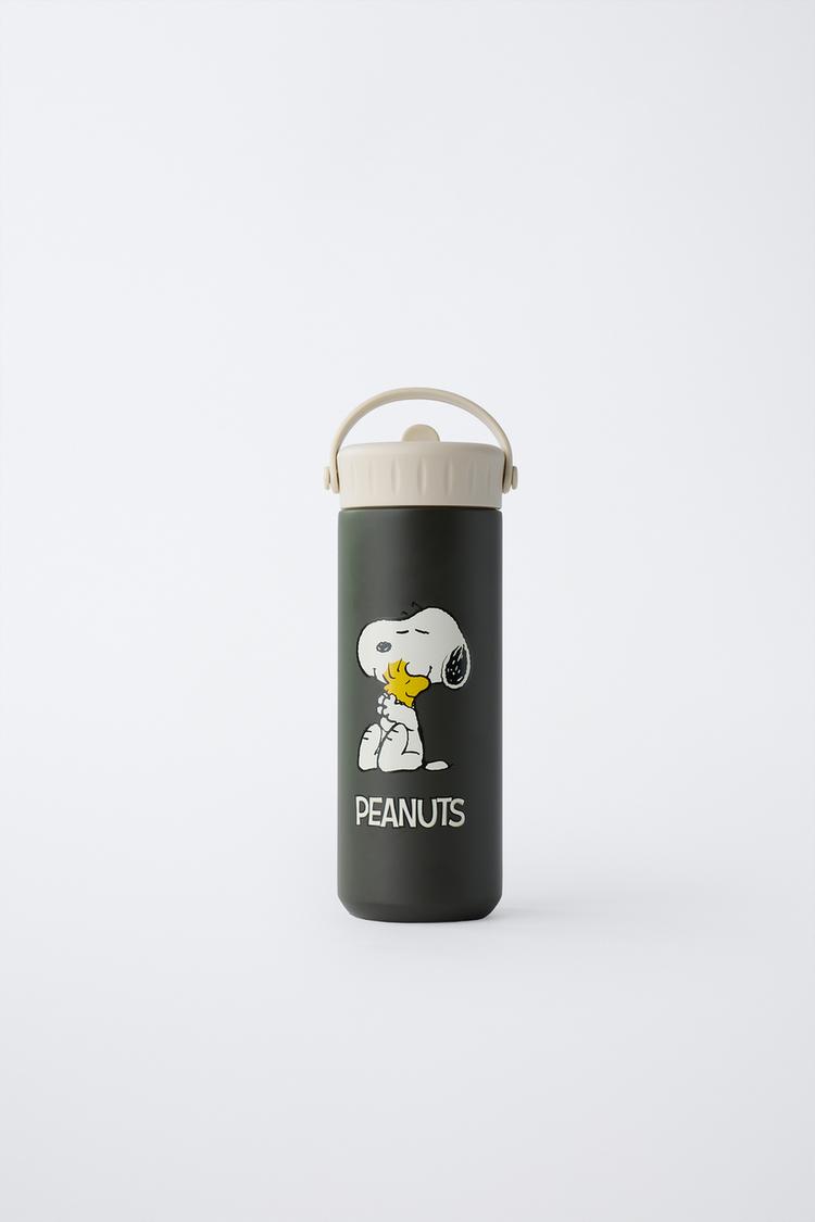 SNOOPY PEANUTS™ STEEL BOTTLE Green ZARA India